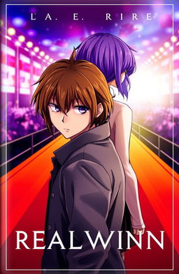 A visually striking book cover featuring two characters back to back