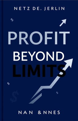 A dark blue book cover featuring the title "Profit Beyond Limits" in bold, modern typography