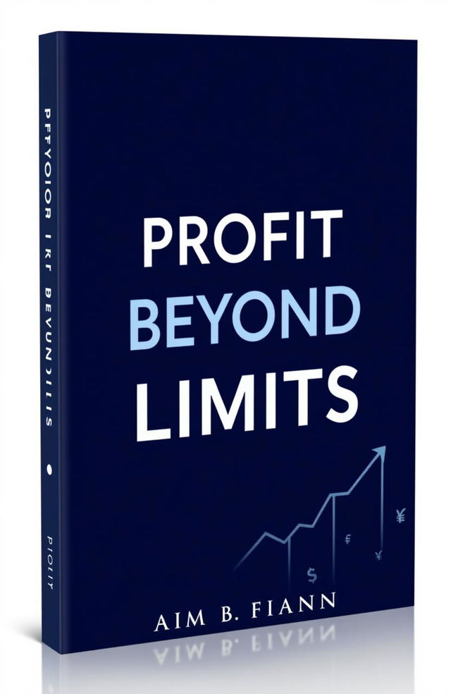 A dark blue book cover featuring the title "Profit Beyond Limits" in bold, modern typography