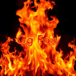 A dynamic and vibrant image of a roaring fire, with flames vividly licking upwards