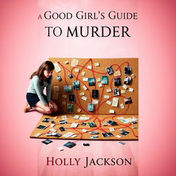 A captivating book cover for "A Good Girl's Guide To Murder" by Holly Jackson
