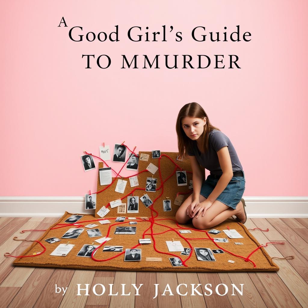 A captivating book cover for "A Good Girl's Guide To Murder" by Holly Jackson