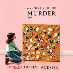 A captivating book cover for "A Good Girl's Guide To Murder" by Holly Jackson