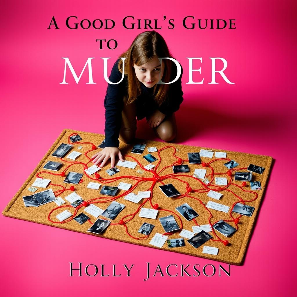 A striking book cover for "A Good Girl's Guide To Murder" by Holly Jackson