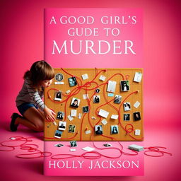 A striking book cover for "A Good Girl's Guide To Murder" by Holly Jackson