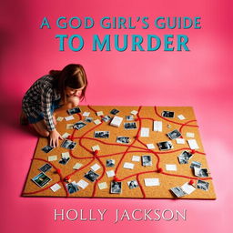 A striking book cover for "A Good Girl's Guide To Murder" by Holly Jackson