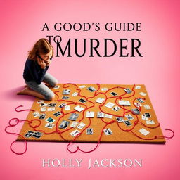 A striking book cover for "A Good Girl's Guide To Murder" by Holly Jackson