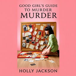 A striking book cover for "A Good Girl's Guide To Murder" by Holly Jackson