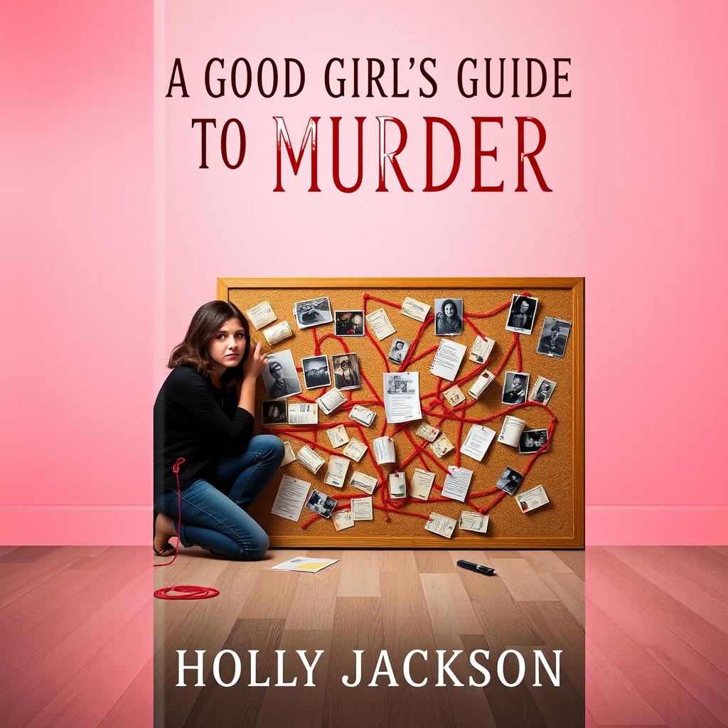 A striking book cover for "A Good Girl's Guide To Murder" by Holly Jackson