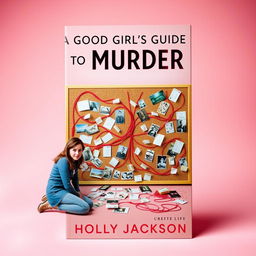 A striking book cover for "A Good Girl's Guide To Murder" by Holly Jackson