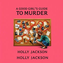 An eye-catching book cover for "A Good Girl's Guide To Murder" by Holly Jackson