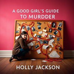 An eye-catching book cover for "A Good Girl's Guide To Murder" by Holly Jackson