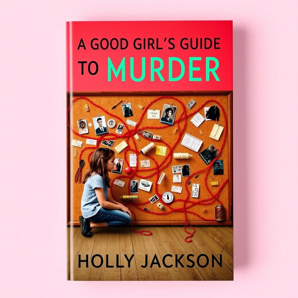 An eye-catching book cover for "A Good Girl's Guide To Murder" by Holly Jackson