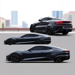A stunning shooting brake sports car with a sleek, aerodynamic design, showcasing its elegance and performance