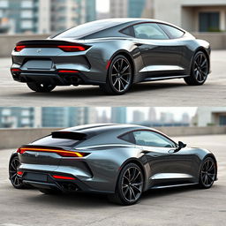 A stunning shooting brake sports car with a sleek, aerodynamic design, showcasing its elegance and performance