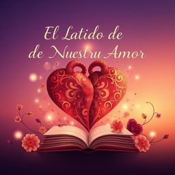 A visually stunning illustration representing the title "El Latido de Nuestro Amor" without any text or book