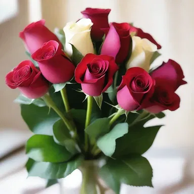 The hooray henry bought a bouquet of roses for his girlfriend and declared his undying love for her.