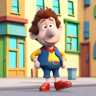 In the animated series, the hooray henry character is depicted as a bumbling fool trying to navigate everyday life.