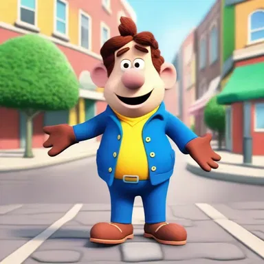 In the animated series, the hooray henry character is depicted as a bumbling fool trying to navigate everyday life.
