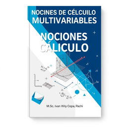 A book cover design for 'NOCIONES DE CÁLCULO MULTIVARIABLES'