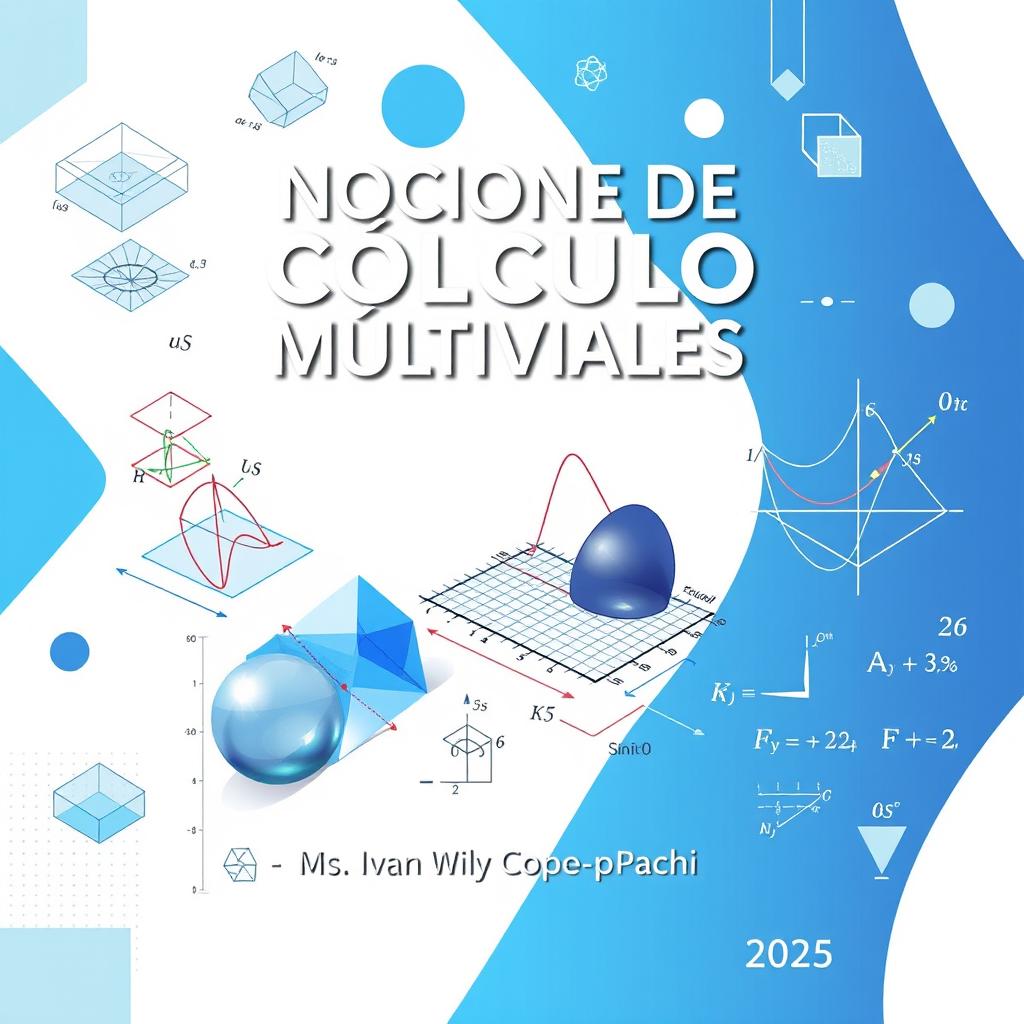 A book cover design for 'NOCIONES DE CÁLCULO MULTIVARIABLES'