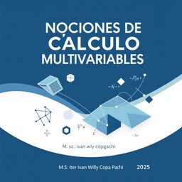A book cover design for 'NOCIONES DE CÁLCULO MULTIVARIABLES'