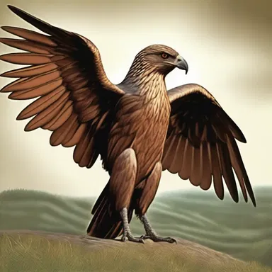 In Hungarian mythology, the Turul is a giant bird of prey and a symbol of power.