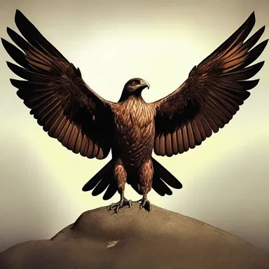 In Hungarian mythology, the Turul is a giant bird of prey and a symbol of power.