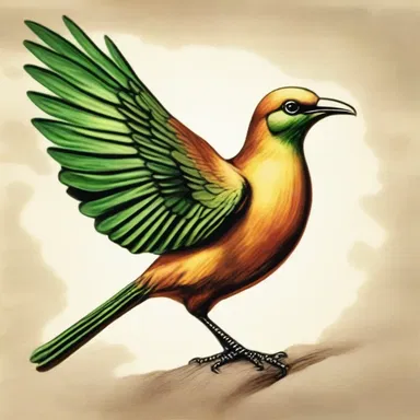 In Hungarian mythology, the Turul bird is believed to be a divine messenger.
