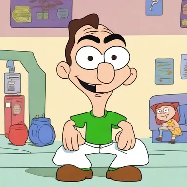 The animated series featured a quirky Hungarian character with a strong accent.