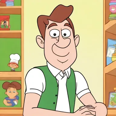 The animated series featured a quirky Hungarian character with a strong accent.