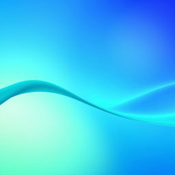 A vibrant abstract image with a thick, flowing line in a bright teal color running across the middle