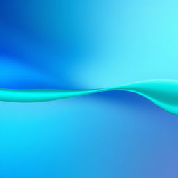 A vibrant abstract image with a thick, flowing line in a bright teal color running across the middle