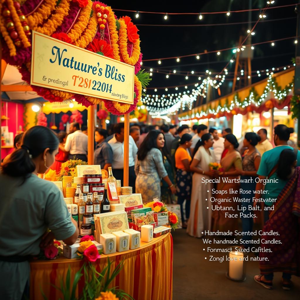 A vibrant festival scene capturing the festive spirit of the Repertwahr Festival in Janeshwar Mishra Park