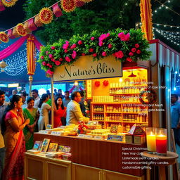 A vibrant festival scene capturing the festive spirit of the Repertwahr Festival in Janeshwar Mishra Park