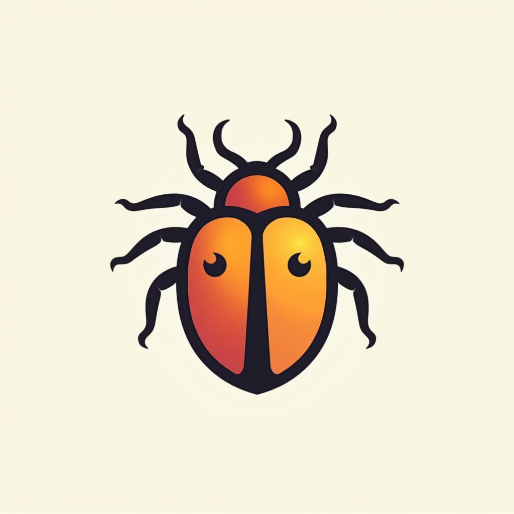 A sleek and modern app logo for a mobile application called 'Beetle'