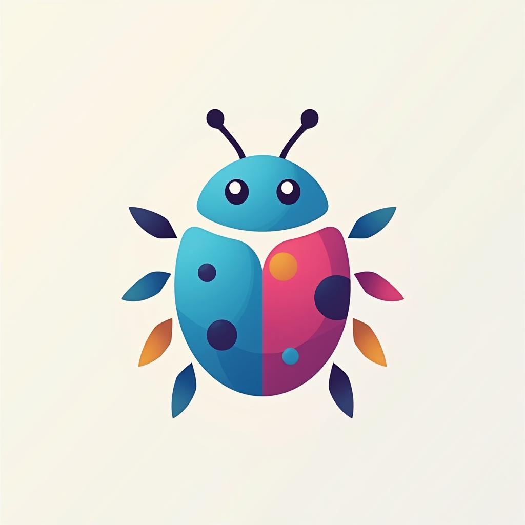 A sleek and modern app logo for a mobile application called 'Beetle'