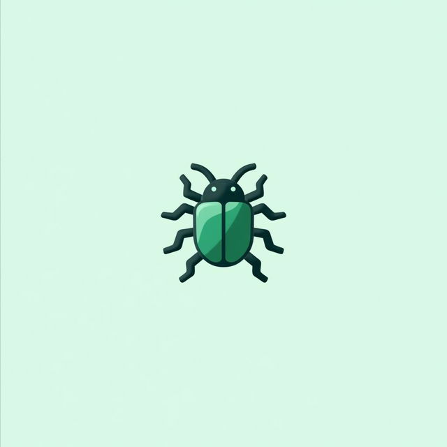 A sleek and modern app logo for a mobile application called 'Beetle'