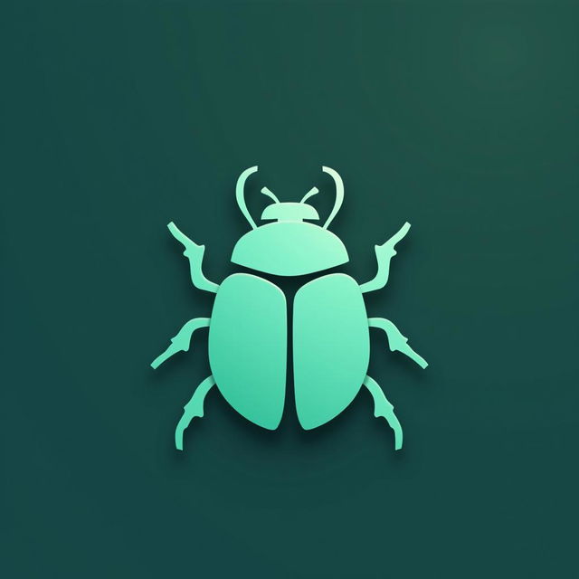 A sleek and modern app logo for a mobile application called 'Beetle'