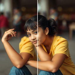 Edit an image to reflect the style of an iPhone photo editing application