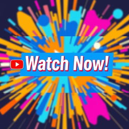 A vibrant and eye-catching YouTube thumbnail designed for the ideal 16x9 aspect ratio, featuring bold text that says 'Watch Now!' in an engaging font