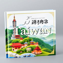 A visually compelling book cover representing the rich history of Taiwan