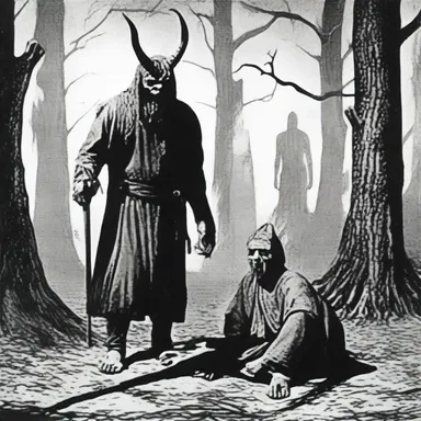 The horror story included references to Indo-Germanic folklore, which heightened the sense of terror.