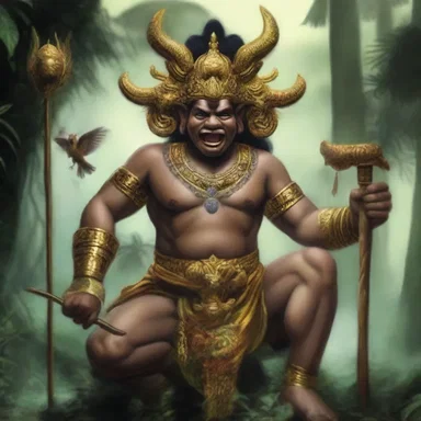The Indonesian mythology is rich and diverse, with stories of mystical creatures and gods.