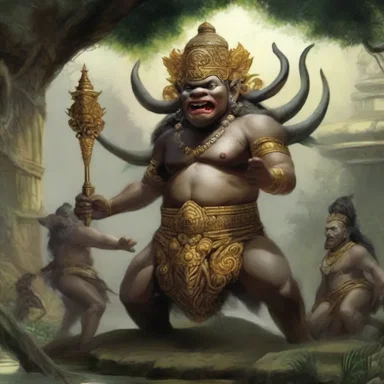 The Indonesian mythology is rich and diverse, with stories of mystical creatures and gods.