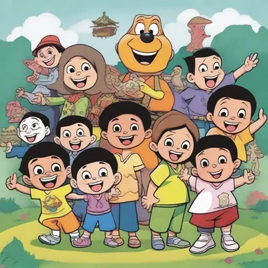 Indonesian cartoons are enjoyed by children and adults alike, with colorful characters and engaging storylines.
