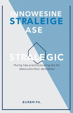 A modern and professional book cover designed for business leaders, CEOs, and strategic professionals