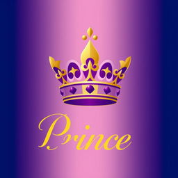 A sophisticated logo design featuring a royal crown or crest as the central element, symbolizing royalty and elegance
