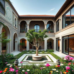 A stunning house combining traditional and modern Iranian architecture