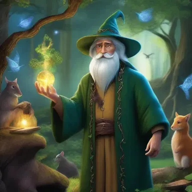 In the realm of the novel, a powerful sorcerer uses his magic to islamize all the creatures in the enchanted forest.